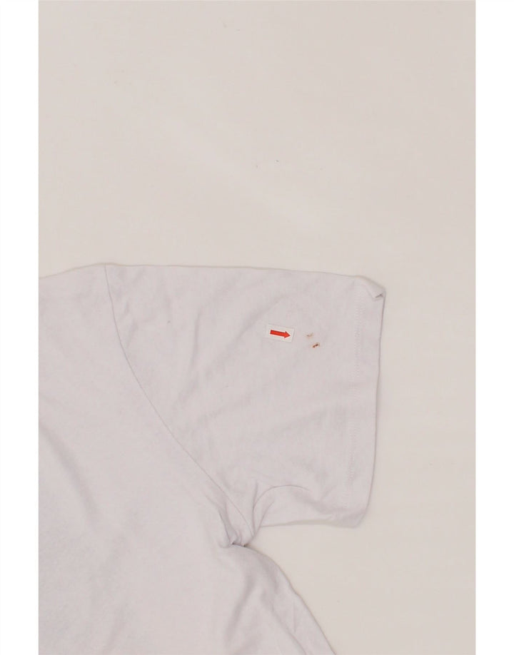 JACK & JONES Mens Graphic T-Shirt Top Medium White Cotton Vintage Jack & Jones and Second-Hand Jack & Jones from Messina Hembry 