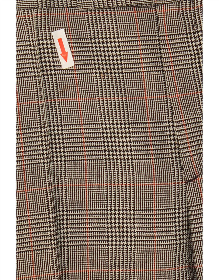 Ženske hlače Zara Bootcut odijelo EU 38 Male W28 L32 Siva vunena hrskava zuba