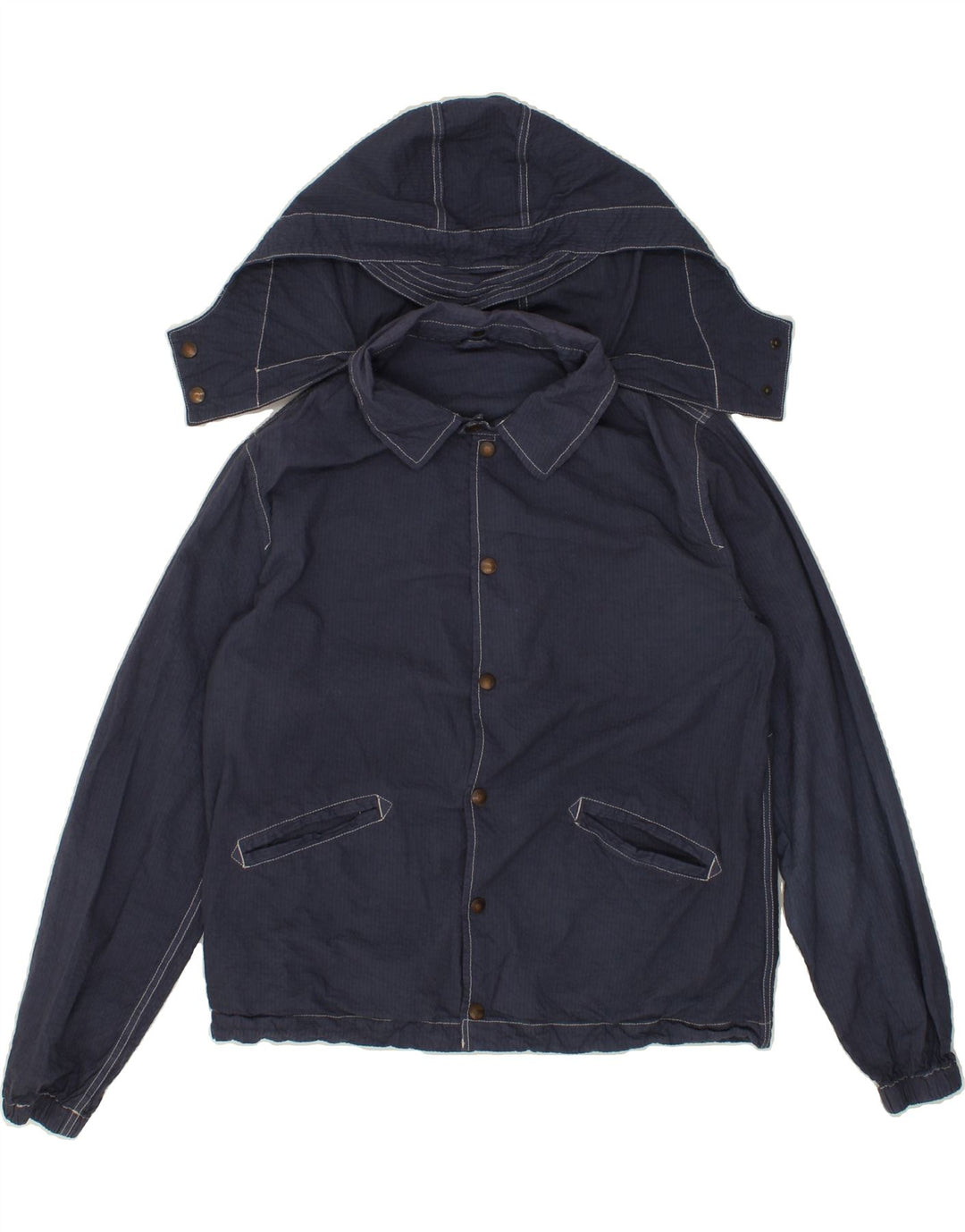 VINTAGE muška bomber jakna s kapuljačom IT 50 Large tamnoplava