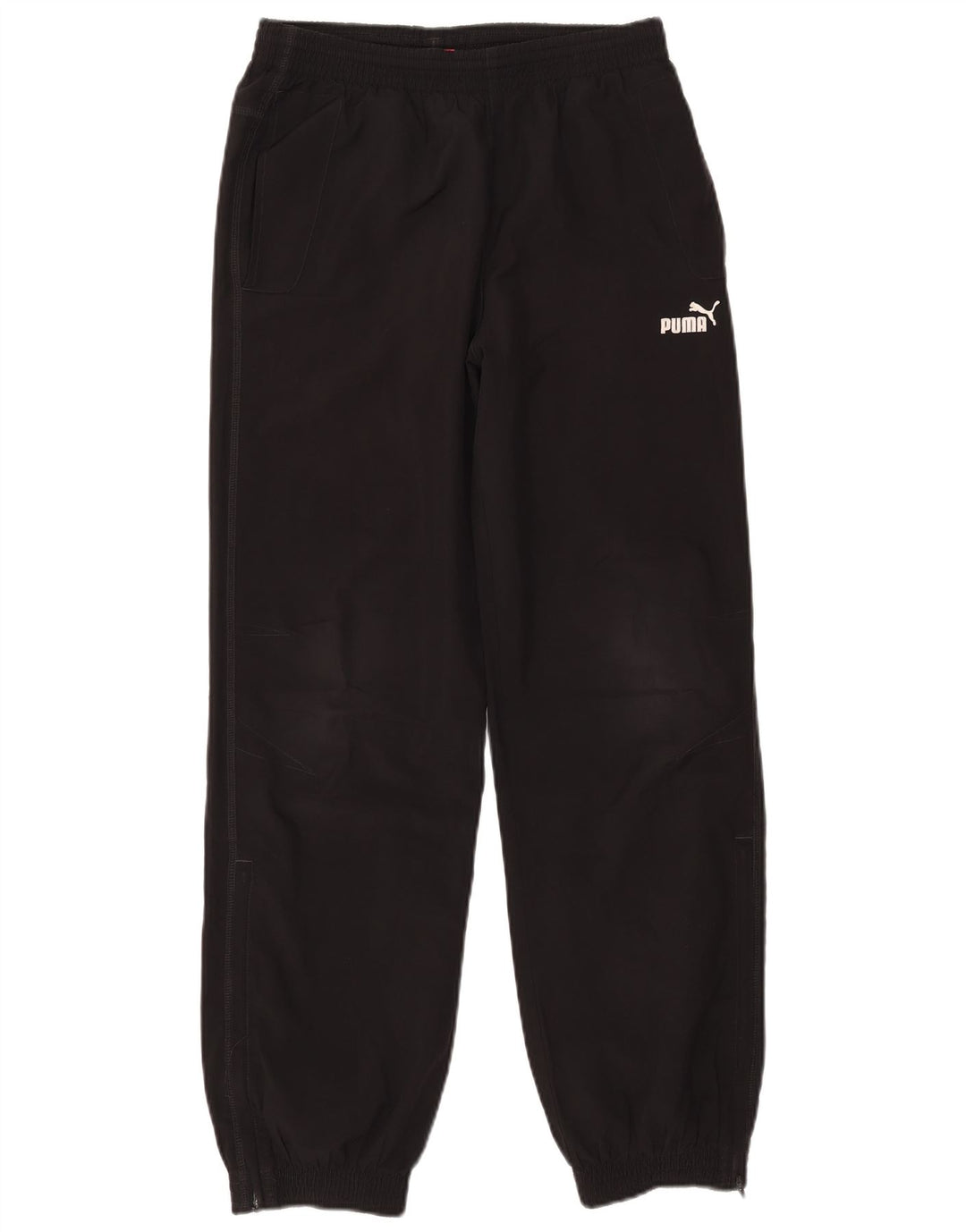 Puma Boys Graphic Trenirka Hlače Joggers 13-14 godina crni poliester