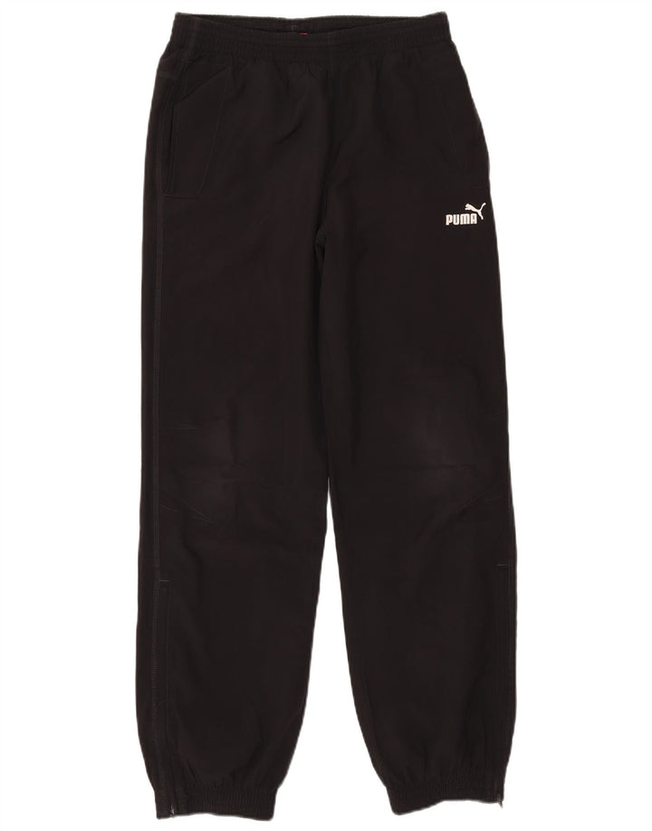 Puma Boys Graphic Trenirka Hlače Joggers 13-14 godina crni poliester