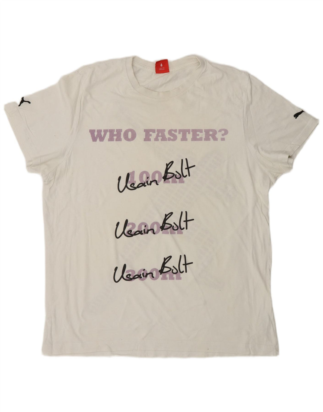 PUMA Muška majica kratkih rukava s grafičkim motivima XL Bijela