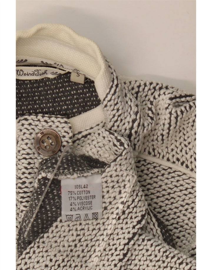 Weird Fish Ženska majica s dugmadima i izrezom UK 10 Mali sivi pamuk