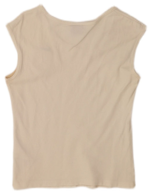 Nike Womens Italia Crop Vest Top UK 8 Mali bijeli pamuk
