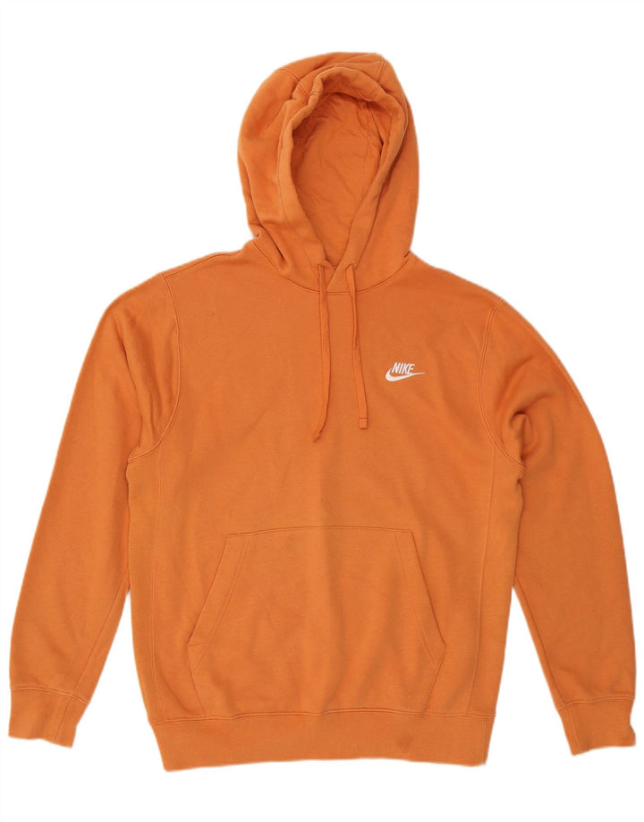 NIKE Muška majica s kapuljačom Mala narančasta pamučna