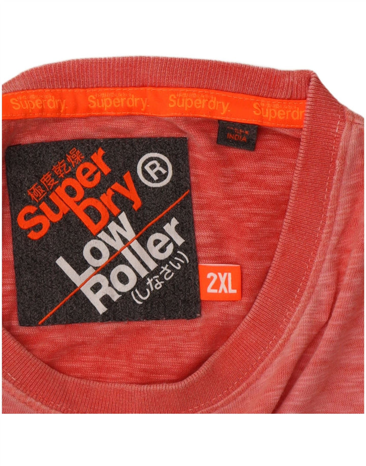Superdry muška niska majica kratkih rukava 2XL ružičasta
