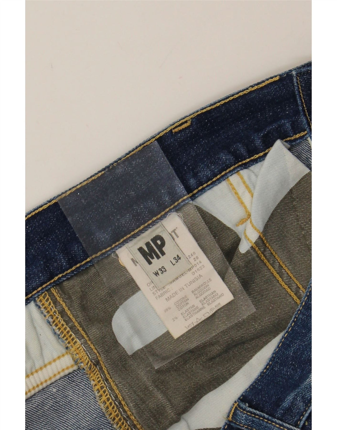 MELTIN' POT Mens Slim Jeans W33 L30 Blue Cotton Vintage Meltin' Pot and Second-Hand Meltin' Pot from Messina Hembry 