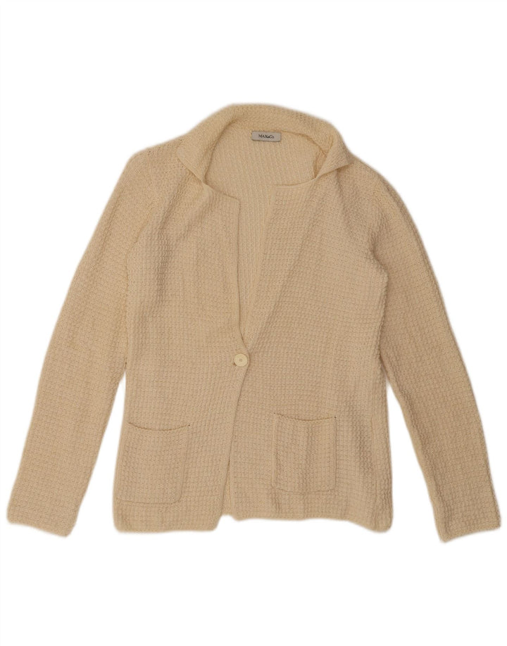 Max & Co. Ženski kardigan pulover UK 10 Small Beige Lan