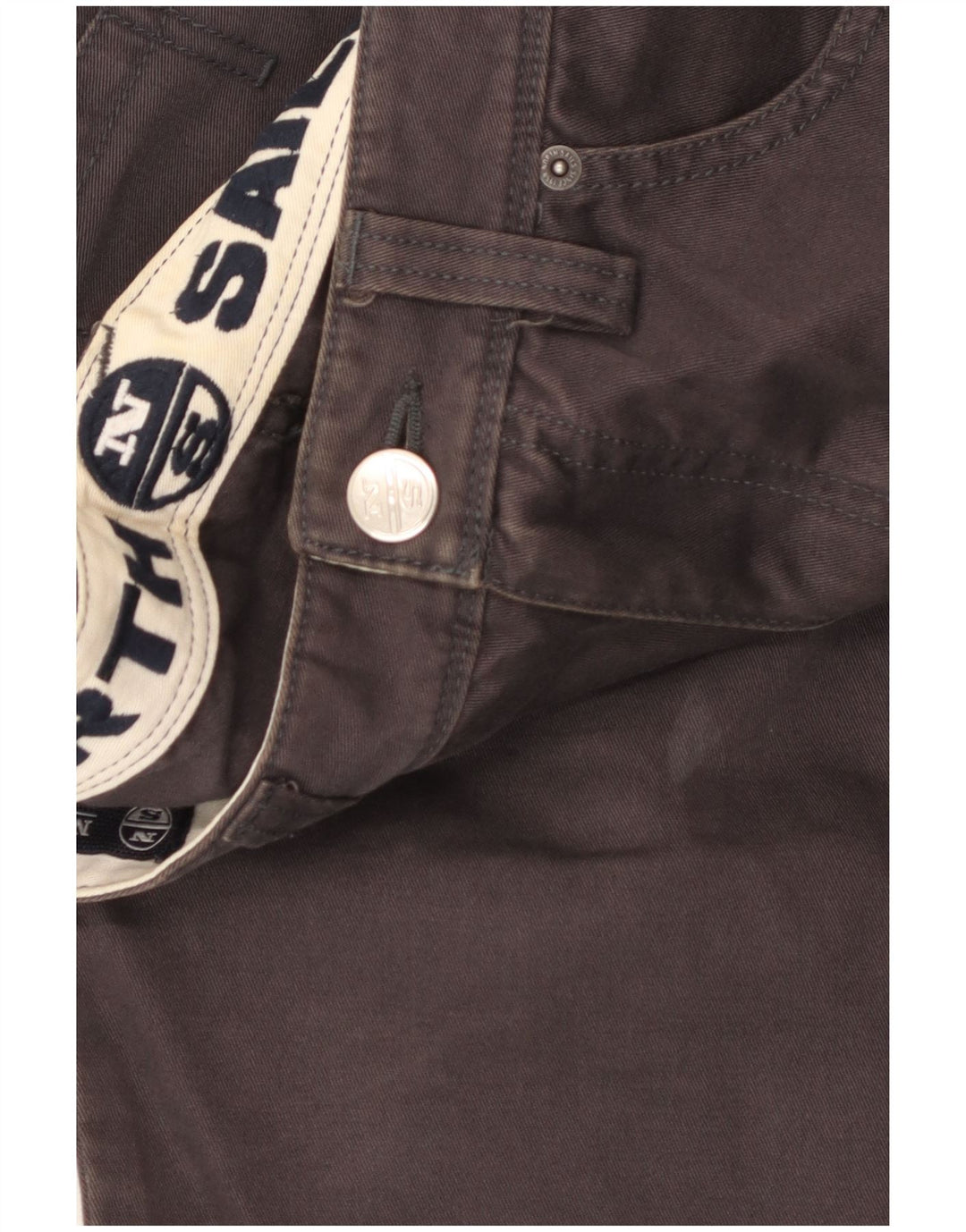 NORTH SAILS Muške ravne ležerne hlače W32 L34 Sivi pamuk