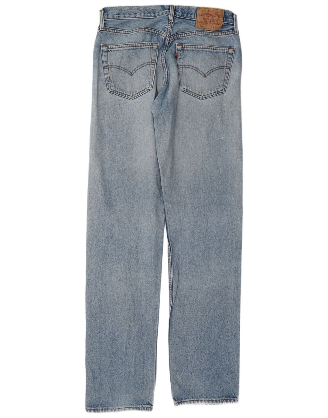 Levi's muške 501 ravne traperice W33 L36 plavi pamuk