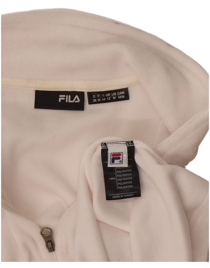 Fila ženska jakna od flisa UK 12 srednji bijeli poliester