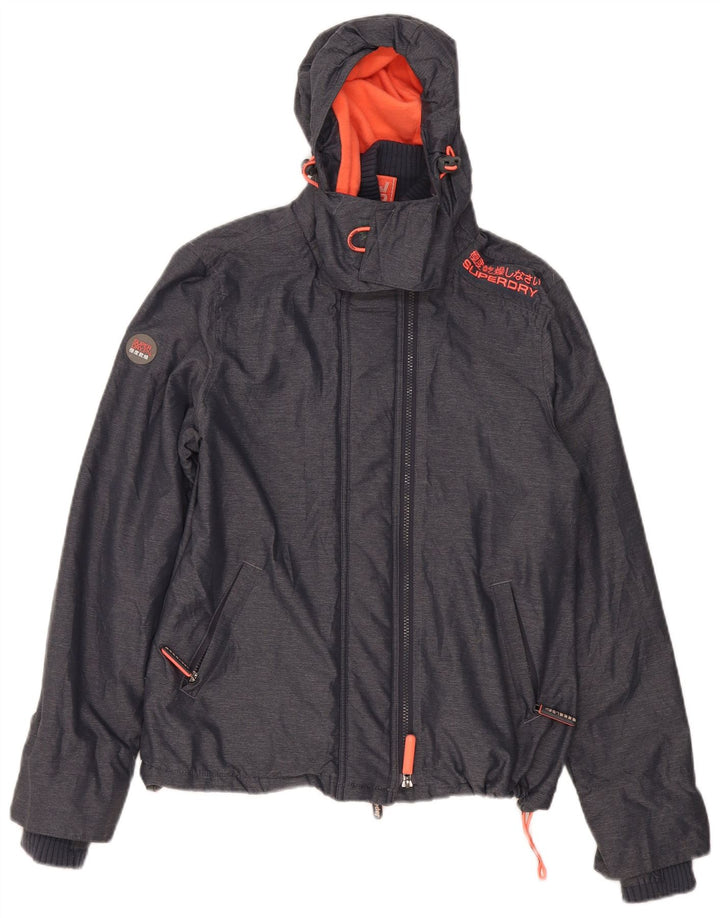Superdry ženska jakna vjetrovka s kapuljačom UK 16 velika siva