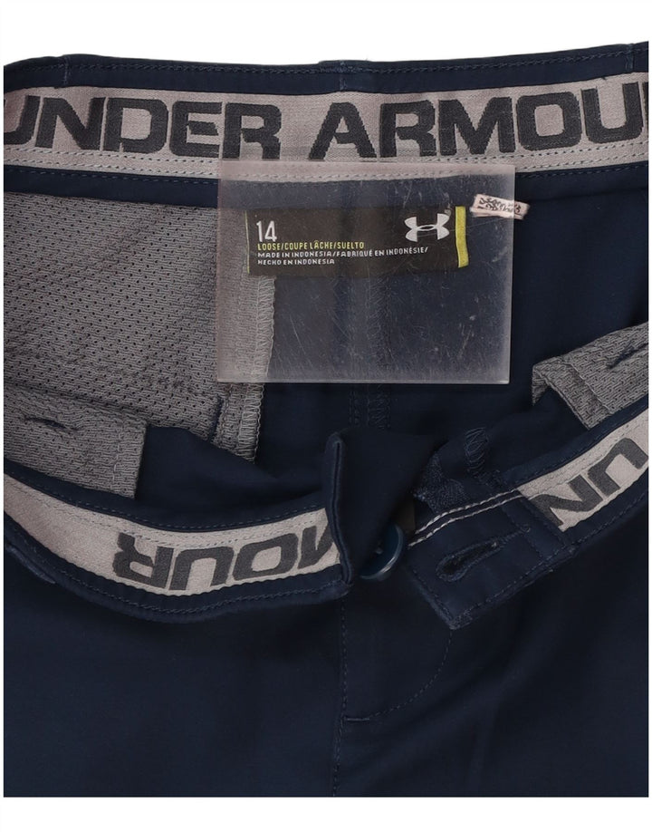 UNDER ARMOUR Kratke hlače Chino za dječake 13-14 godina W28 tamnoplave