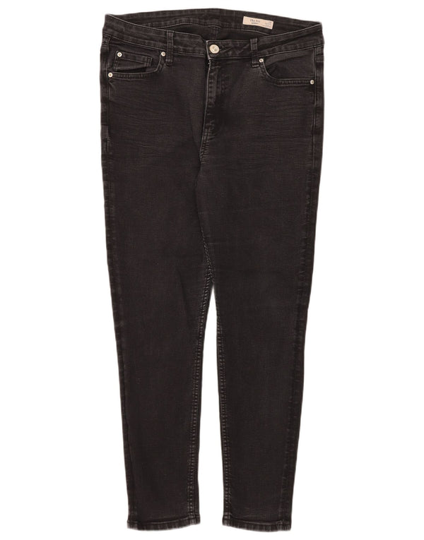 Marks & Spencer Ženske The Ivy Skinny Jeans UK 16 Large W34 L28 Crne