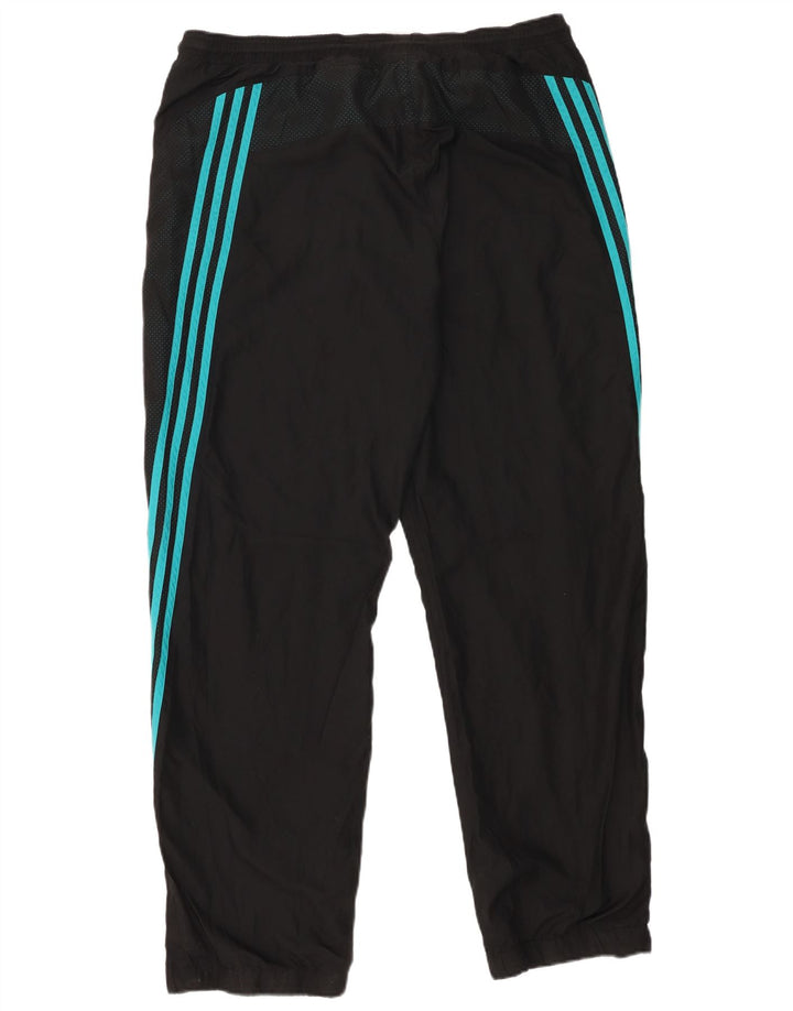 Adidas muške hlače za trenirku velike crne poliesterske