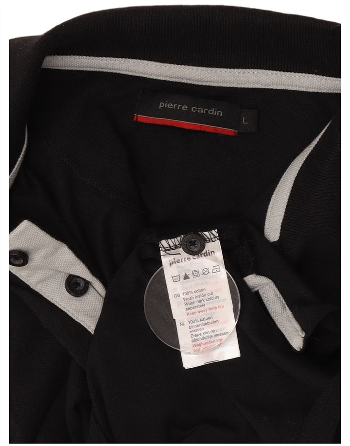 Pierre Cardin muška polo majica velika crna pamučna