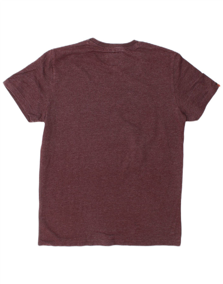 Superdry muška grafička majica kratkih rukava XL bordo poliester