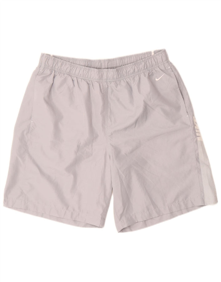 Nike muške kratke sportske hlače s grafičkim motivima XL poliester u sivim prugama