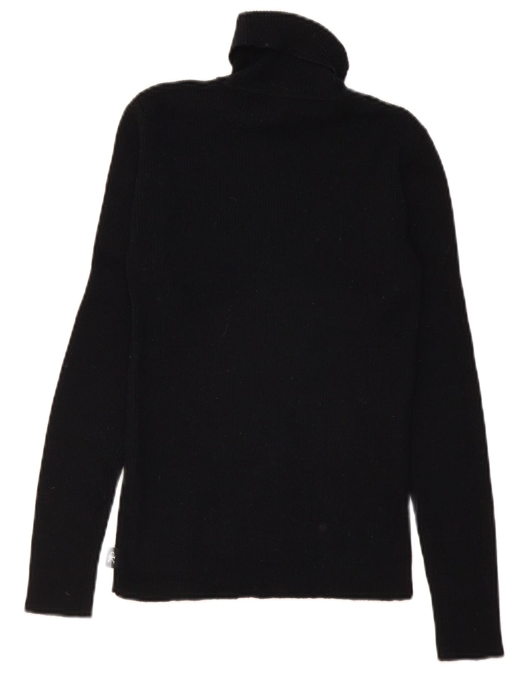 CALVIN KLEIN JEANS Ženski pulover s rol izrezom UK 12 Srednje crna