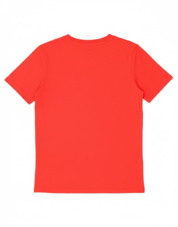 Puma Boys Graphic T-Shirt Top 10-11 Years Red Pamuk