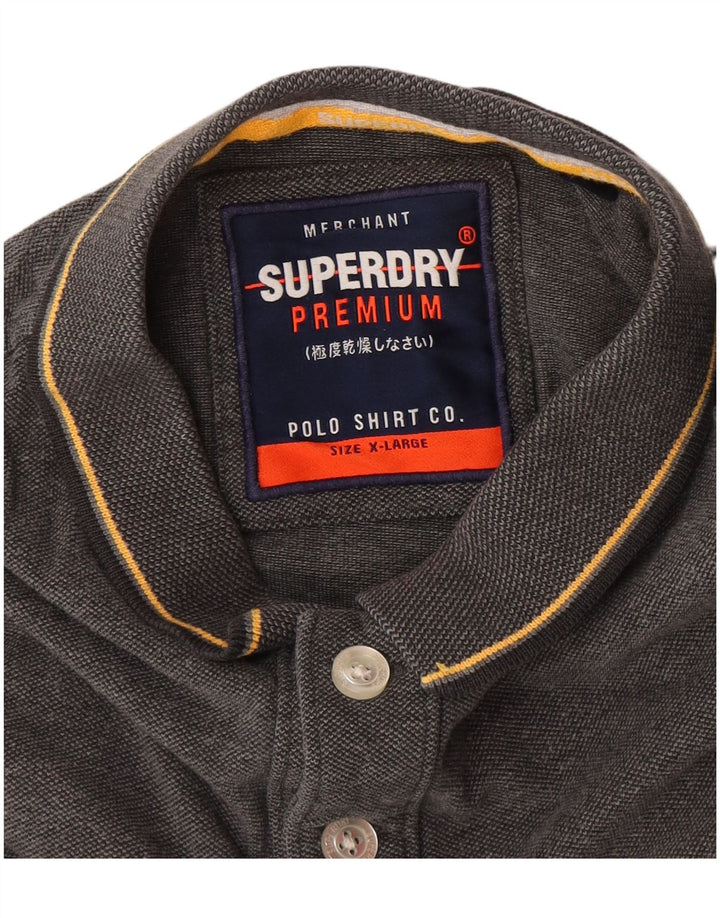 Superdry muška polo majica XL siva