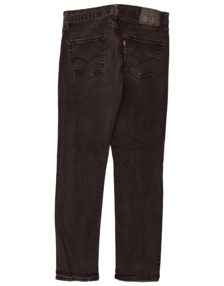 Levi's muške 511 uske traperice s oštećenjem W34 L32 crni pamuk