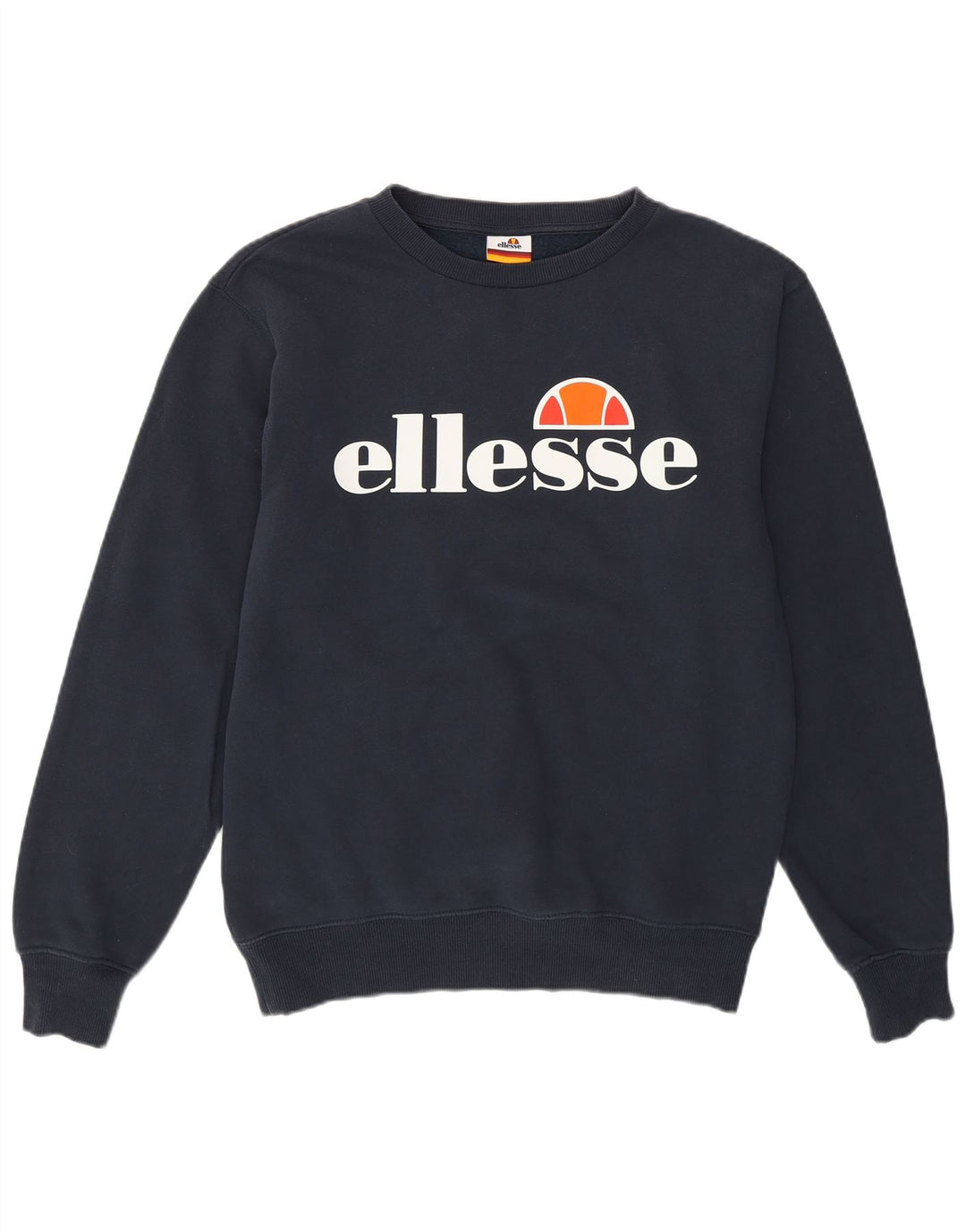 Ellesse ženski prekomerni džemper s grafičkim motivima UK 8 Mali tamnoplavi
