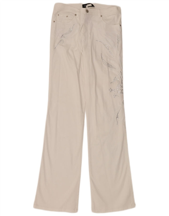 ROCCOBAROCCO ženski komplet od 2 gumba UK 14 Srednje W32 L34 Bijela