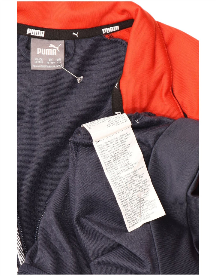 Gornja jakna trenirke Puma Boys Graphic 15-16 Years Gray Colourblock