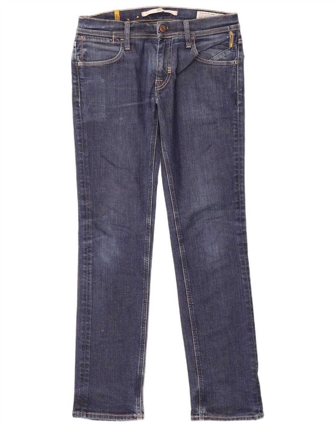 MELTIN' POT Maner ženske uske traperice niskog struka W31 L32 Plavi pamuk