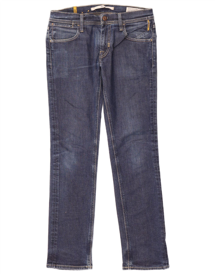 MELTIN' POT Maner ženske uske traperice niskog struka W31 L32 Plavi pamuk