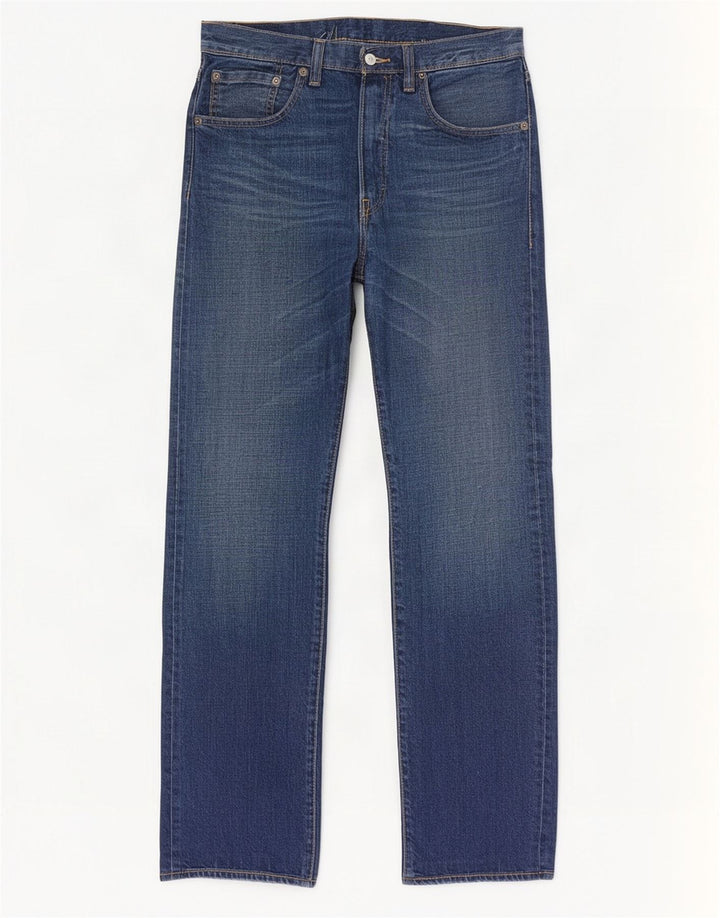 Levi's muške 501 ravne traperice W32 L32 tamnoplavi pamuk