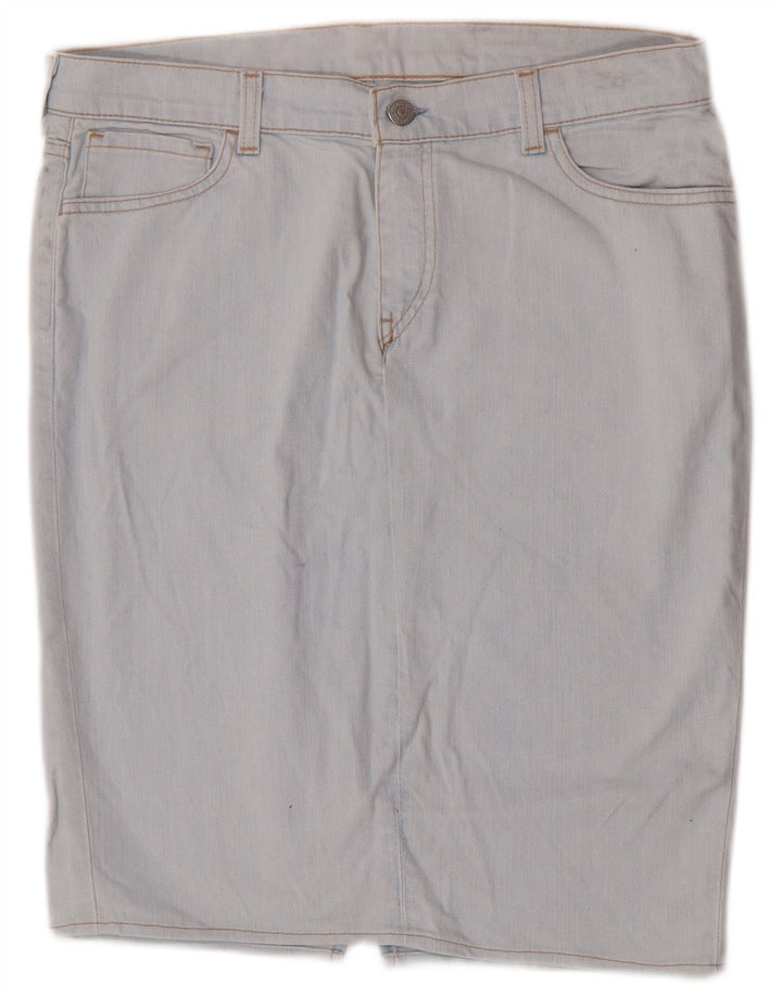 Levi's ženska traper suknja W32 veliki plavi pamuk