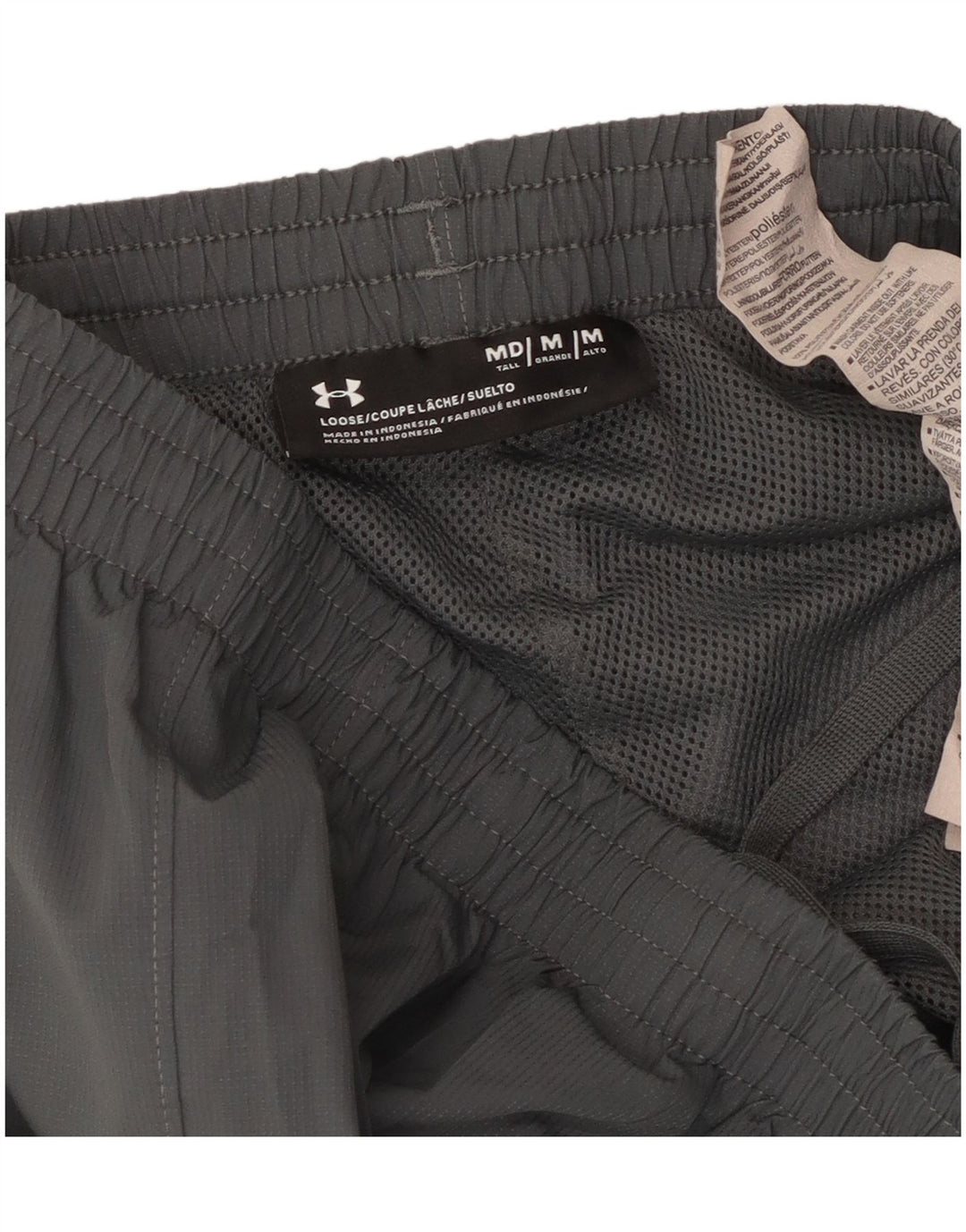 Under Armour muške trenirke Hlače srednje sive boje od poliestera