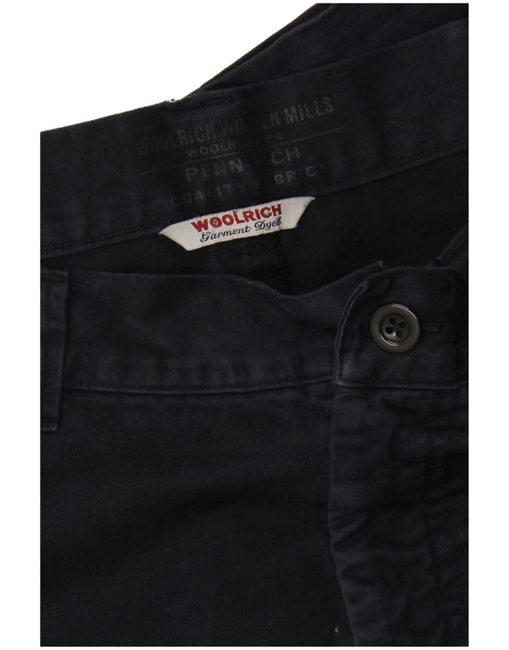 WOOLRICH Muške ravne chino hlače W34 L28 tamnoplave
