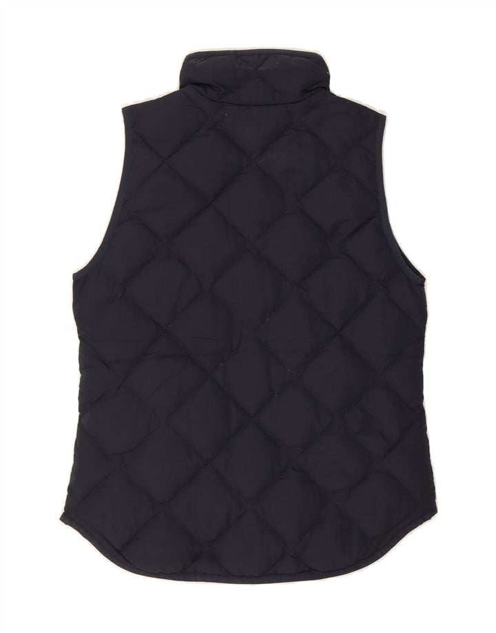 J. CREW Womens Padded Gilet UK 6 XS Navy Blue Polyester Vintage J. Crew and Second-Hand J. Crew from Messina Hembry 