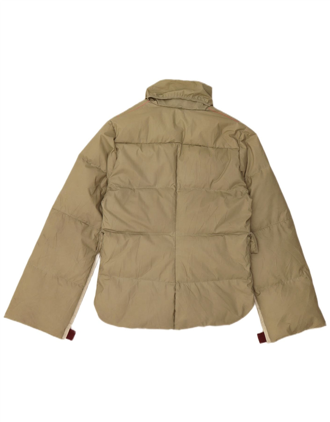 DIESEL Ženska podstavljena jakna UK 14 Srednji kaki poliester