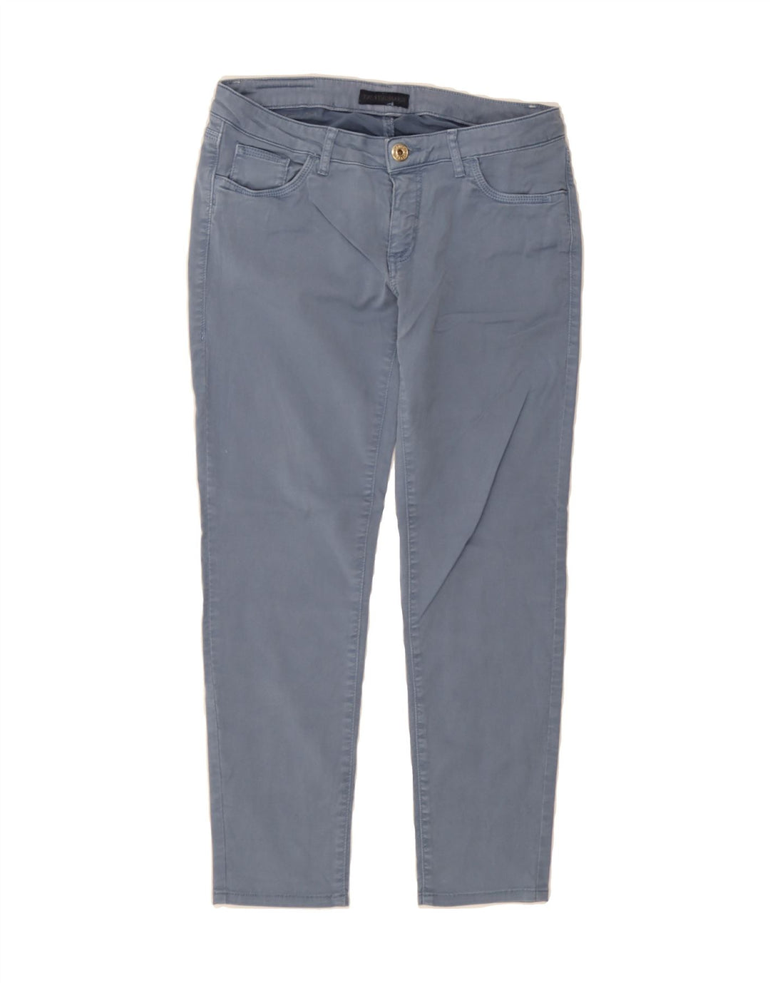 TRUSSARDI Womens Slim Jeans W29 L27  Blue Cotton Vintage Trussardi and Second-Hand Trussardi from Messina Hembry 