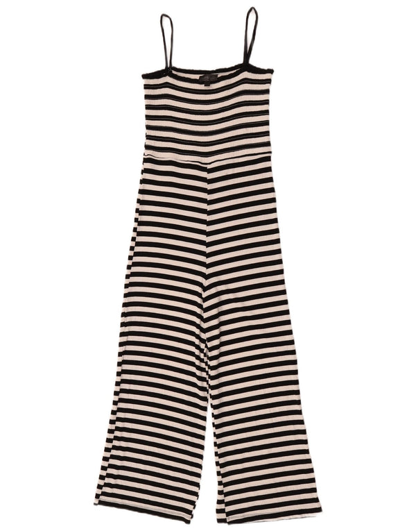 Topshop ženski kombinezon bez rukava UK 10 od male crne pruge od viskoze