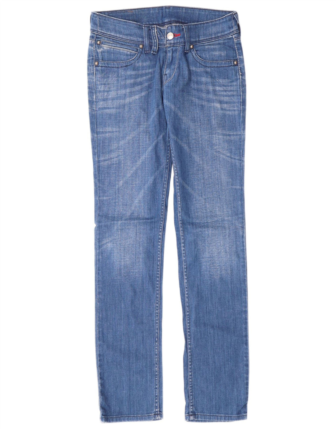 LEVI'S Ženske uske traperice W28 L32 Plavi pamuk
