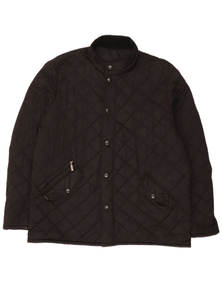Barbour muška prošivena jakna UK 42 XL crni poliester