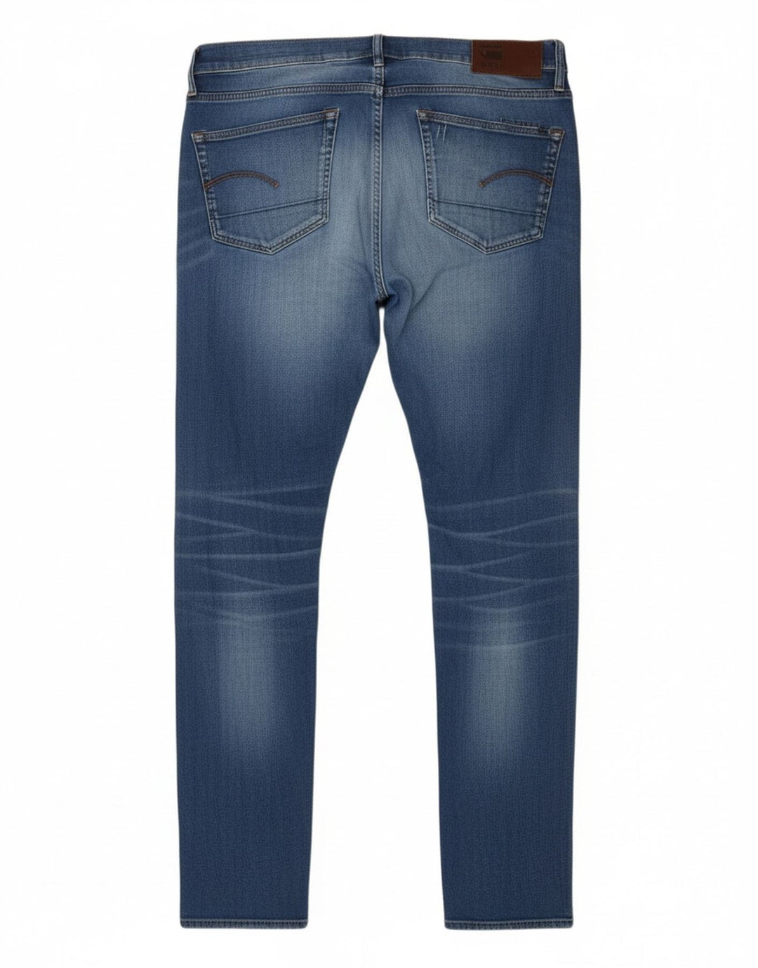 G-STAR Mens Slim Jeans W34 L36 Blue Cotton