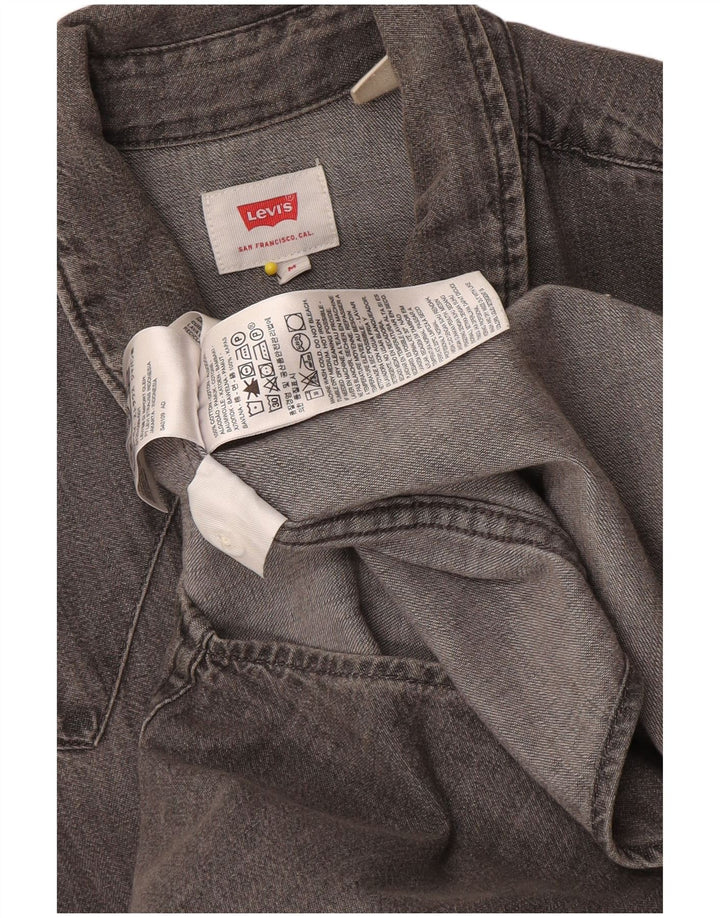 Levi's muška traper košulja srednje sivi pamuk