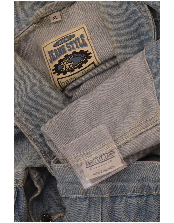 MARCEL CLAIR Muška traper majica UK 42 XL plavi pamuk