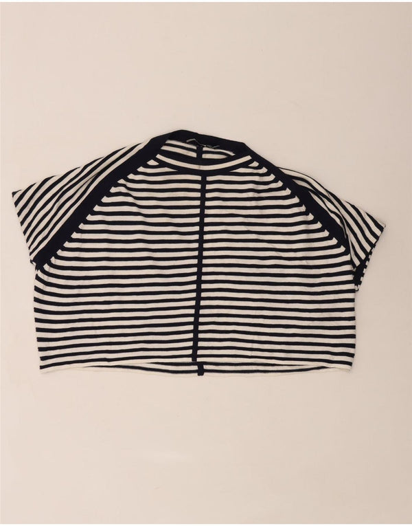 Karen Millen Ženski kratki pončo džemper UK 10 Mali tamnoplavi nautički