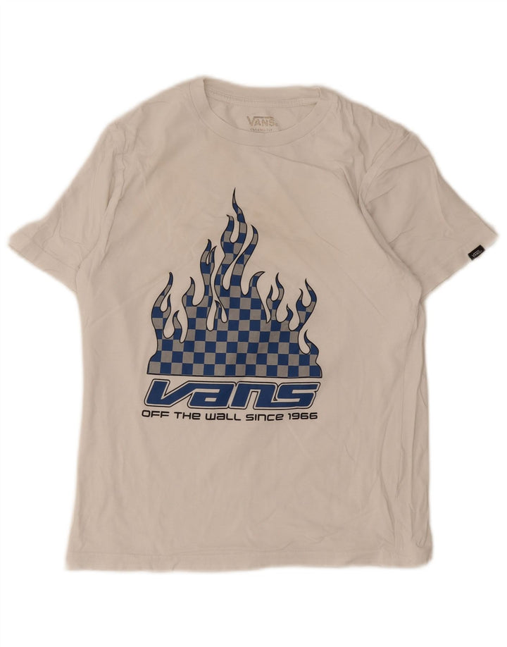 Vans majica s grafičkim motivima za dječake 11-12 godina bijela