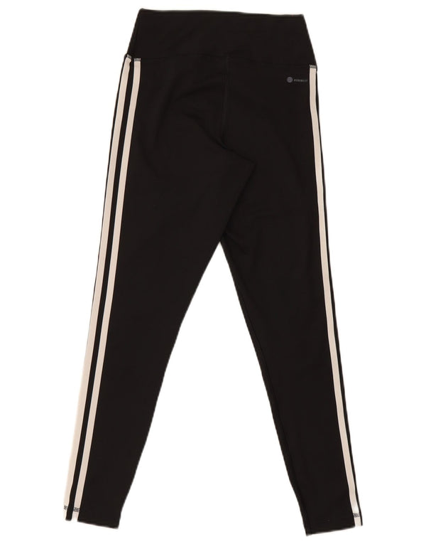 Adidas ženske Aeroready tajice UK 8/10 male crne poliesterske