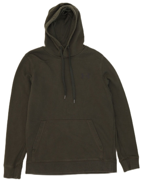Under Armour muška majica s kapuljačom Cold Gear, mali zeleni pamuk