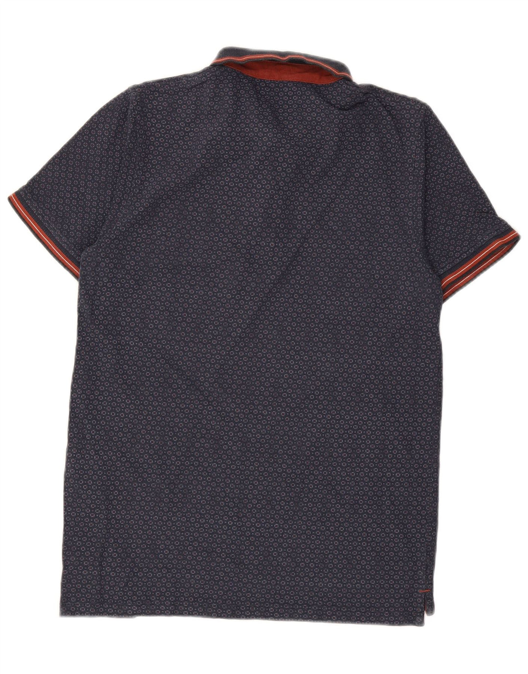 JACK & JONES Muška vrhunska polo majica Srednje tamnoplavi geometrijski pamuk