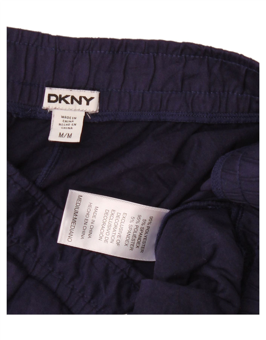 Dkny Ženske trenirke Hlače UK 12 Medium tamnoplavi poliester